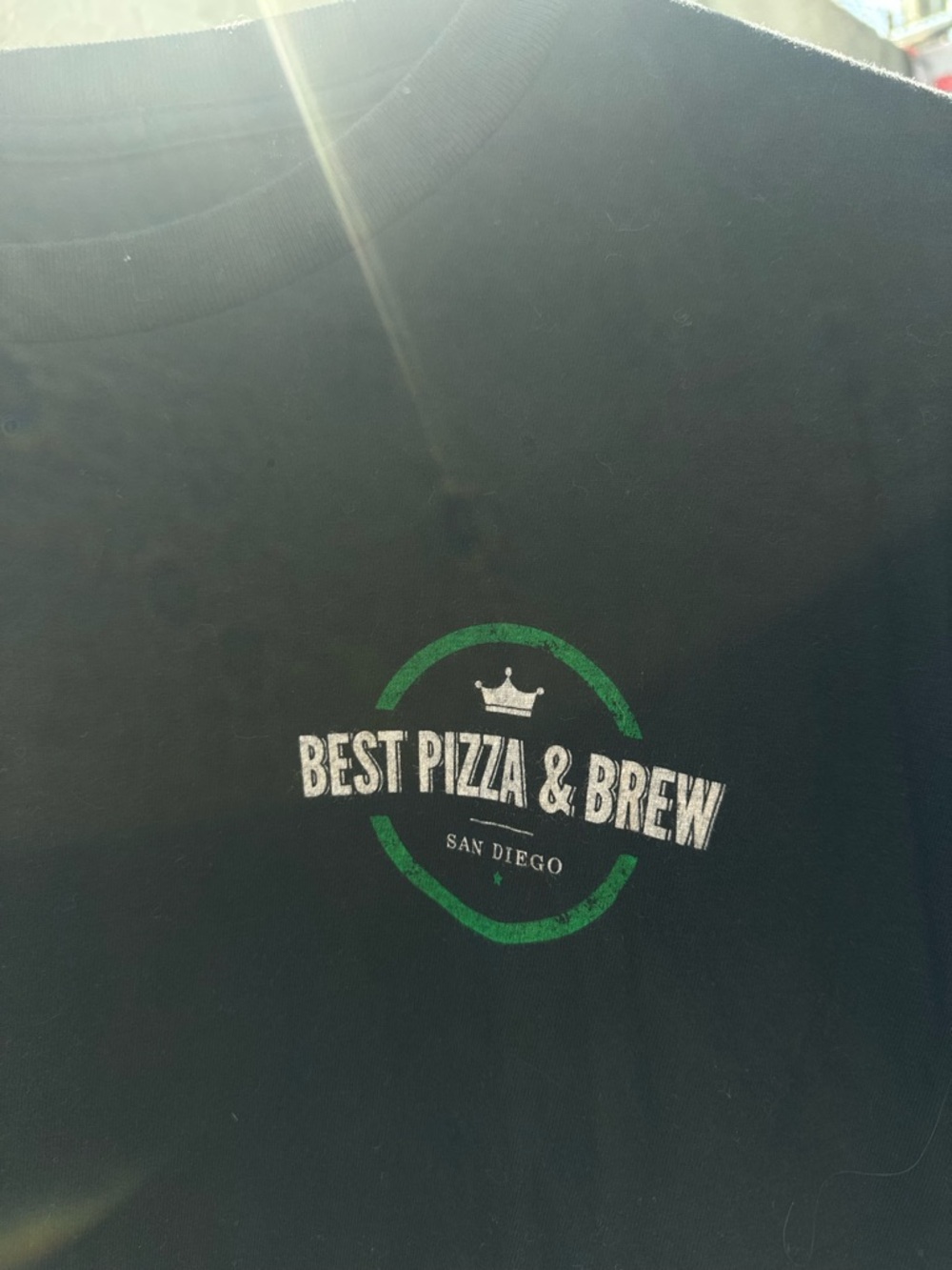 BEST PIZZA & BREW San Diego Black Graphic Tee